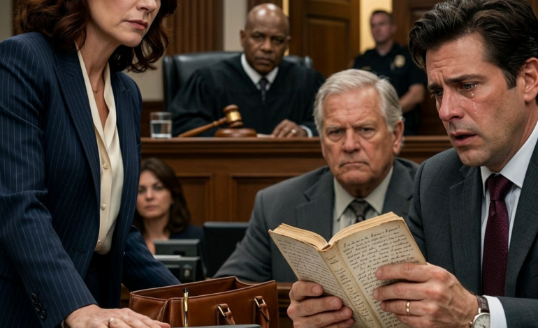 Ik stond alleen in de rechtszaal terwijl mijn vader me bespotte – totdat zijn advocaat verstijfde: “Mijn God… Is zij dat echt?”