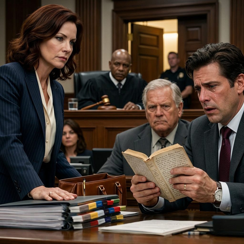 Ik stond alleen in de rechtszaal terwijl mijn vader me bespotte – totdat zijn advocaat verstijfde: “Mijn God… Is zij dat echt?”