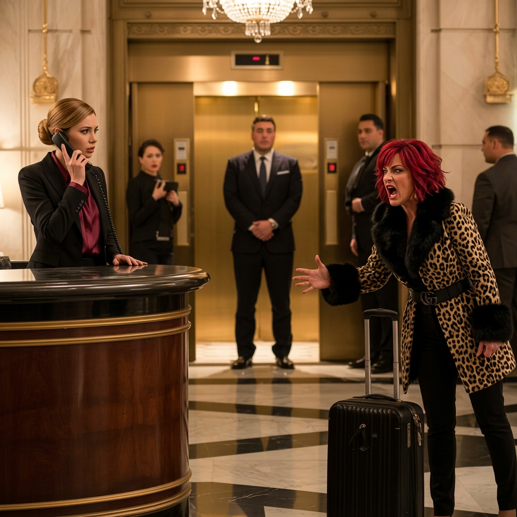Een gast eiste een presidentiële suite: ‘Mijn verloofde is de eigenaar van dit hotel’, dus ik belde hem: ‘Schat, kom snel!’