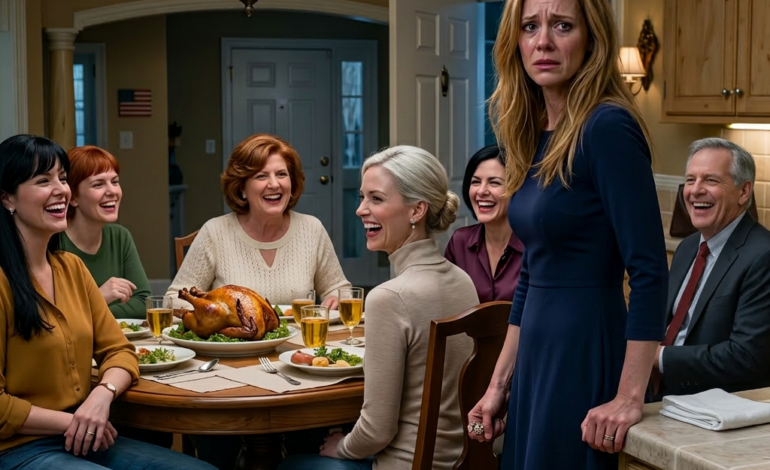 Mijn zus grijnsde aan de eettafel en zei dat het apparaat dat ik twee jaar lang had verstopt een grap was, dat niemand het zou kopen, dat ik beter mijn gewone baan kon behouden, en de hele familie lachte alsof ik geboren was om hen te vermaken — tot de ochtend dat de overnamecijfers openbaar werden gemaakt, en de mensen die op mijn deur bonkten dezelfde waren die spraken met een stem die ik nog nooit eerder van hen had gehoord.