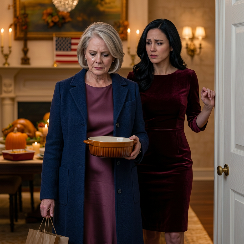 Toen ik voor Thanksgiving kwam, zei mijn dochter: “Wie heeft je uitgenodigd? Dit is alleen voor familie…”