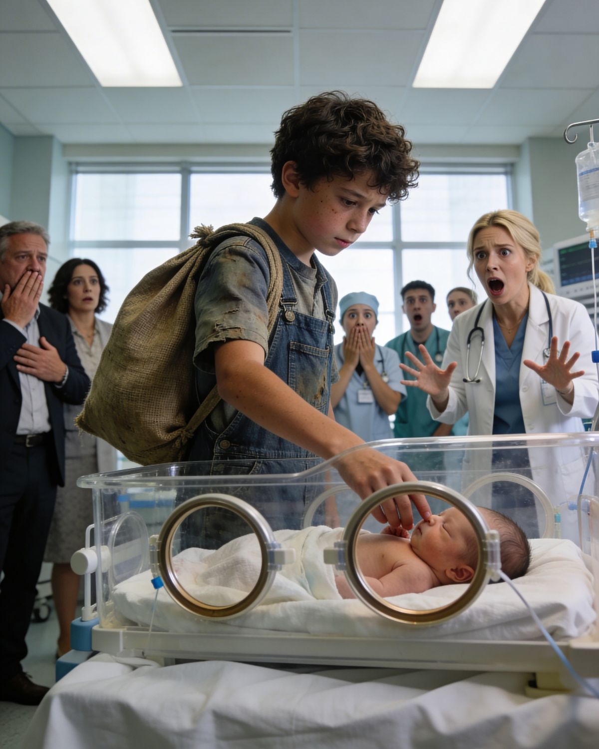 Acht topartsen hebben de poging opgegeven om de baby van een miljardair te redden…