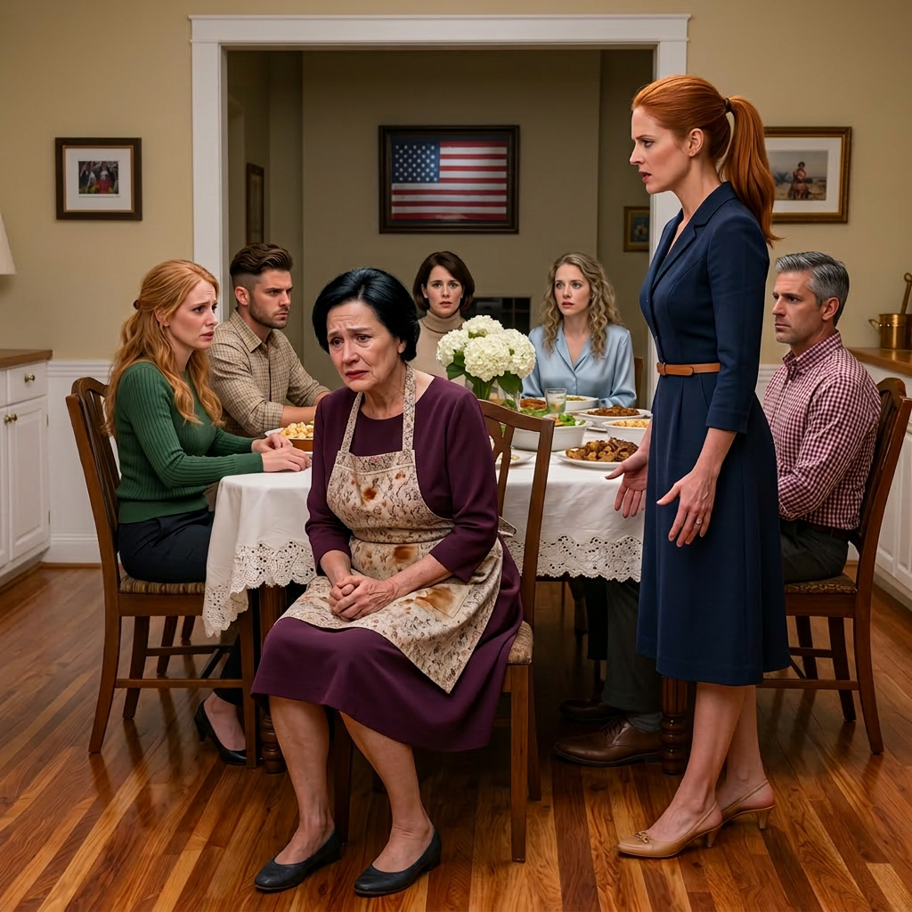 Mijn schoondochter zei: “Die stoel is niet voor jou,” in mijn eigen huis… Maar wat ik vervolgens deed, zorgde ervoor dat het muisstil werd in de kamer.