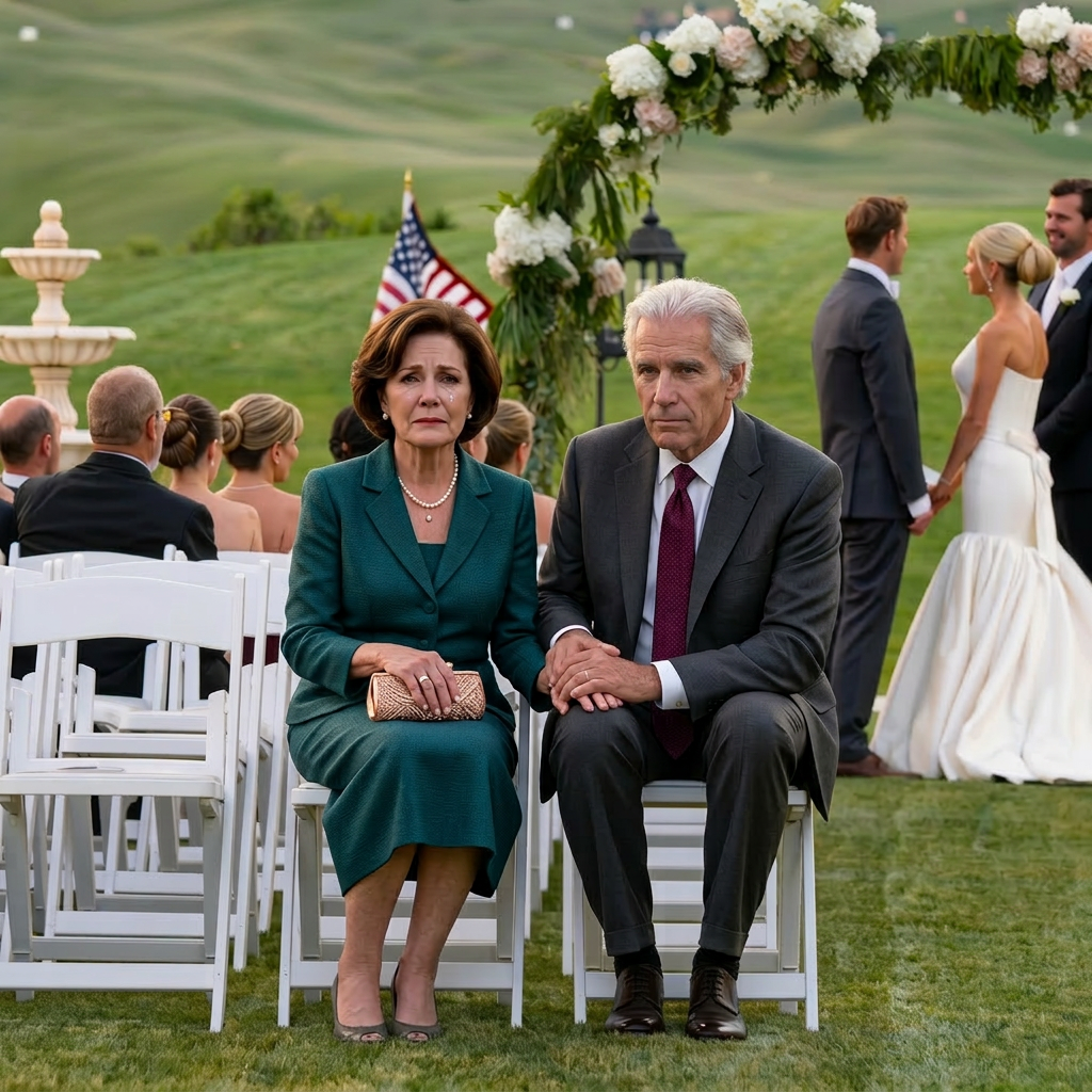 Ik zat alleen op de bruiloft van mijn zoon — toen zei een vreemde: ‘Doe alsof je bij mij hoort’