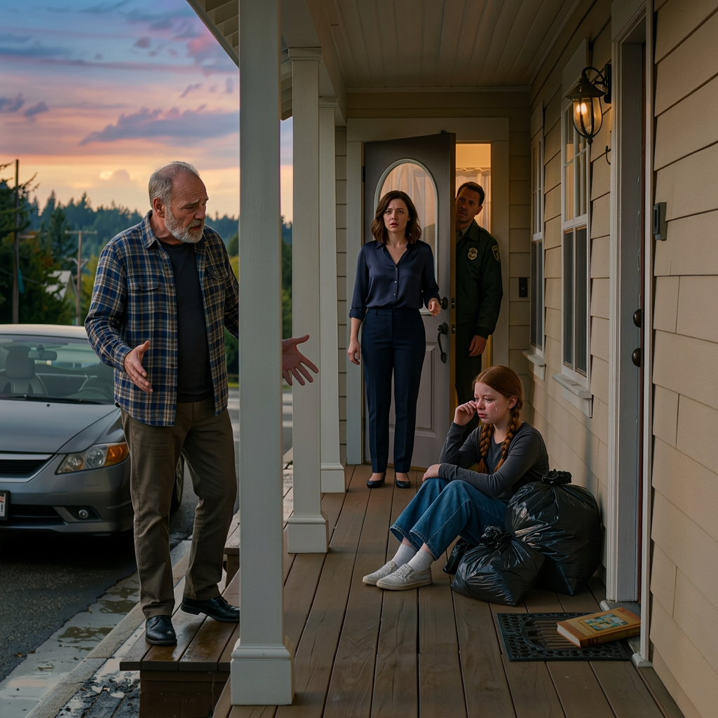 Toen mijn ouders me op mijn dertiende verstoten, nam mijn rijke oom me in huis. Vijftien jaar later kwam mijn moeder naar de voorlezing van zijn testament, in de verwachting miljoenen te ontvangen… Totdat ik mijn mond opendeed en haar advocaat volkomen verbijsterd arriveerde.