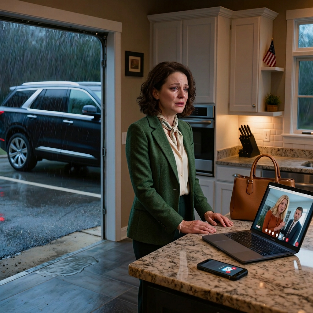 Ik kwam rond middernacht thuis van een zakenreis naar Dallas en trof de garage volledig leeg aan. Mijn Audi RSQ8, die ik al helemaal had afbetaald, was verdwenen. Toen ik de camerabeelden bekeek, zag ik mijn ouders stiekem de sleutel uit mijn kluis pakken en aan mijn verwende broertje geven. Toen ik de auto terug eiste, zei mijn moeder kalm: “Familie deelt, het is maar een auto.” Een paar uur later, op de I-95, was die avond niet langer zijn feestdiner.