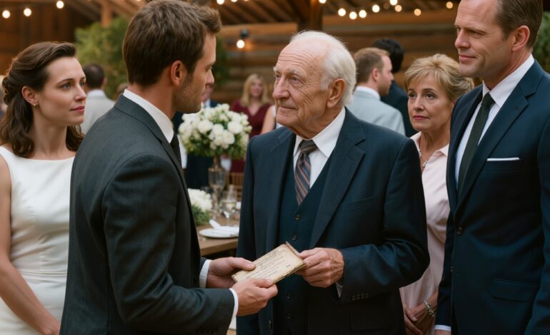 Nieuws – – Op mijn bruiloft overhandigde opa mij een oud bankboekje. Mijn