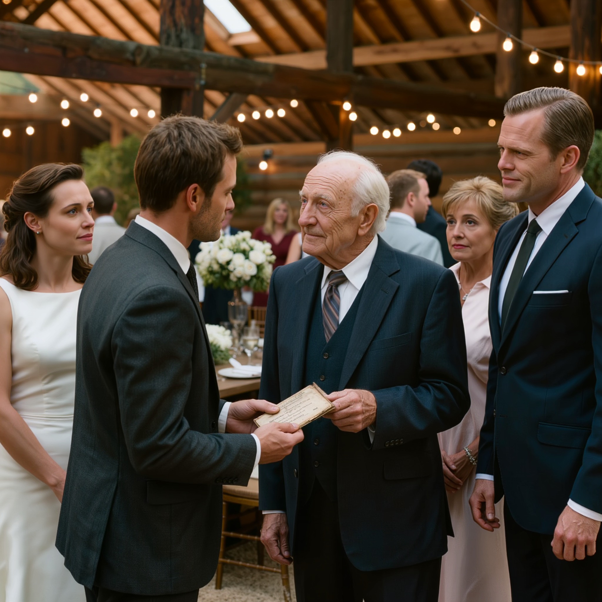 Nieuws – – Op mijn bruiloft overhandigde opa mij een oud bankboekje. Mijn