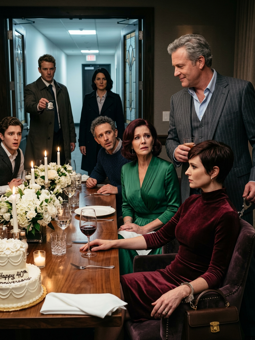 Tijdens het diner ter ere van het 40-jarig huwelijksjubileum van mijn ouders stond mijn oudere broer op met een drankje in zijn hand en vertelde de hele familie dat hij eindelijk had bewezen dat ik had gelogen over mijn “werk bij de federale overheid”.