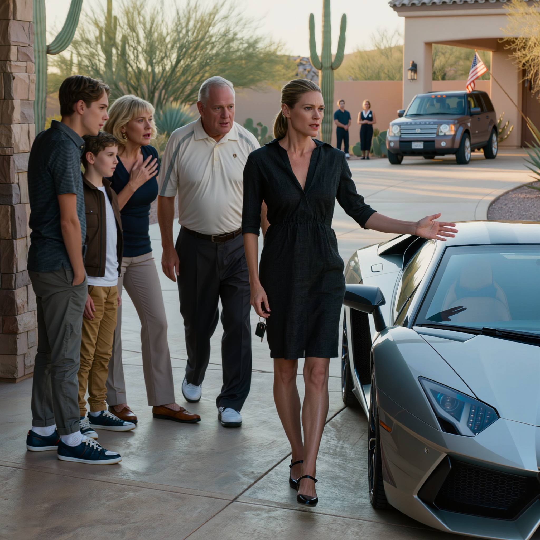 Tijdens het avondeten moest mijn familie lachen toen ik een nieuwe auto noemde. Twee weken later kwamen ze mijn oprit oplopen en zagen ze wat ik in alle stilte had gebouwd.