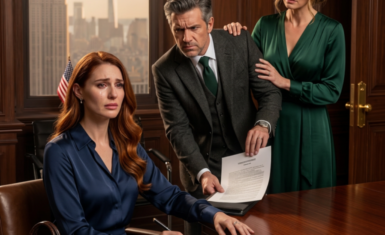 Op de dag van onze scheiding ontdekte ik dat ik al drie maanden zwanger was. Mijn man was zo enthousiast om een nieuw leven te beginnen met zijn eerste liefde dat hij de overeenkomst haastig ondertekende zonder deze nog eens te lezen. Hij had geen idee waar hij aan begon.