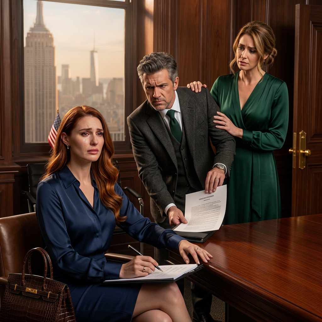 Op de dag van onze scheiding ontdekte ik dat ik al drie maanden zwanger was. Mijn man was zo enthousiast om een nieuw leven te beginnen met zijn eerste liefde dat hij de overeenkomst haastig ondertekende zonder deze nog eens te lezen. Hij had geen idee waar hij aan begon.