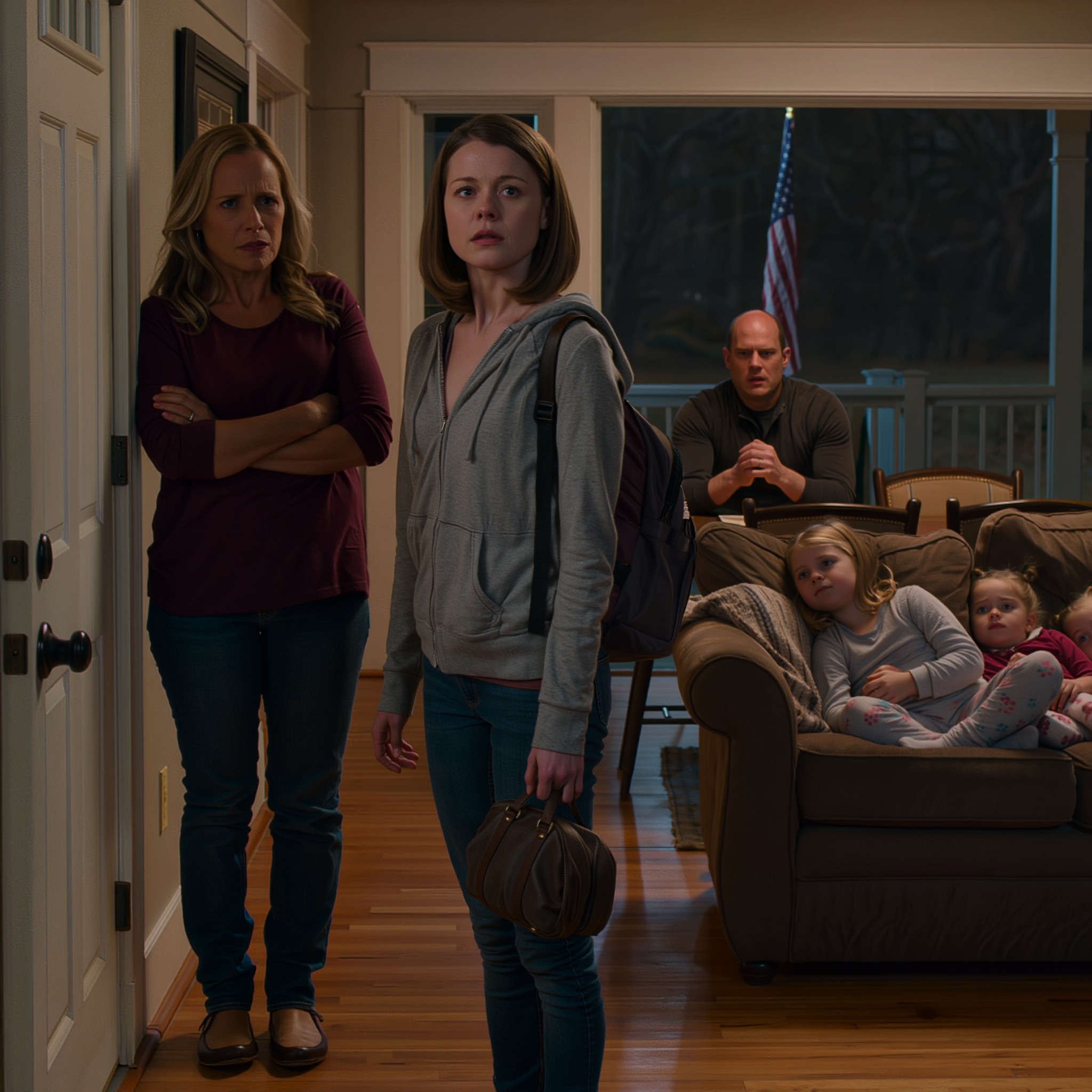 Mijn familie stond erop: “Je past op je nichtjes of je betaalt de volledige huur – die is nu $1750!” Ik deed alsof ik het prima vond, maar glipte er stilletjes vandoor voor zonsopgang. Tegen de ochtend was alles veranderd