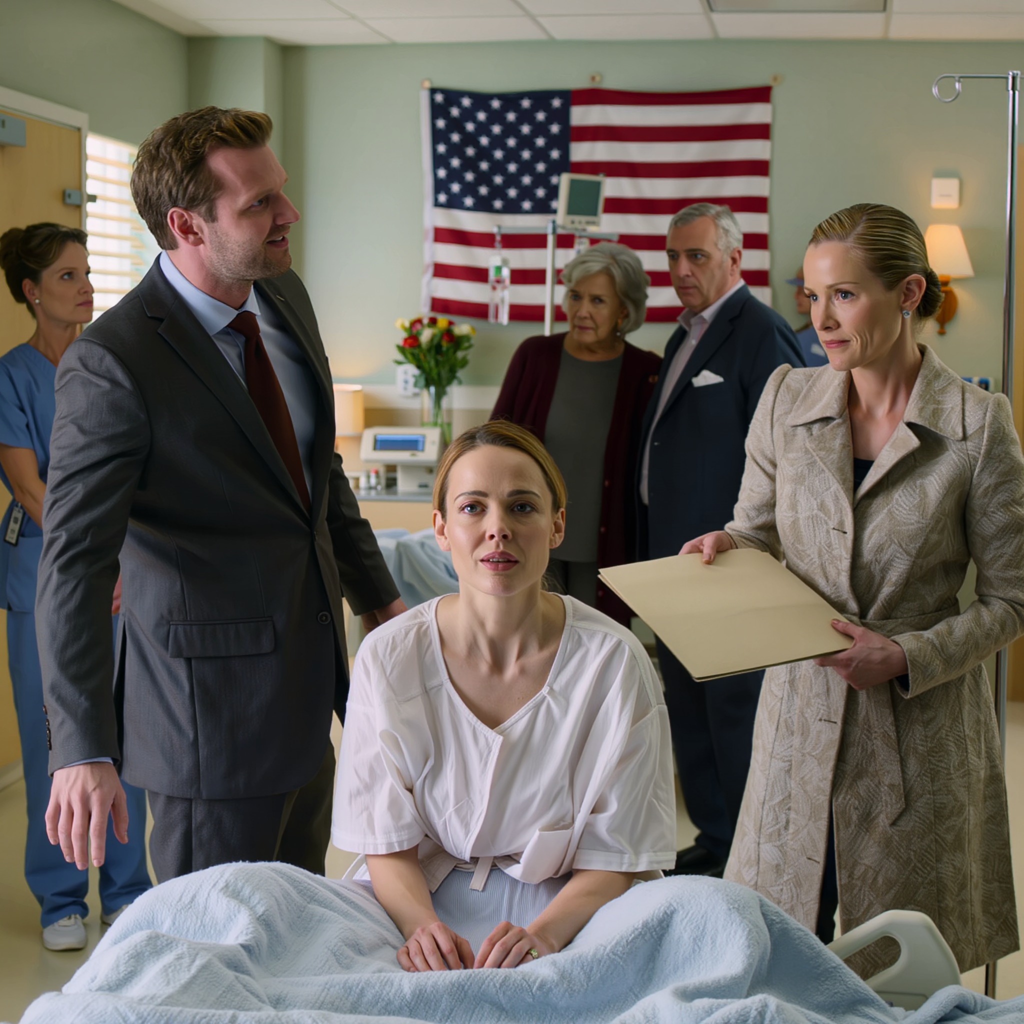 Op het vliegveld belde ik mijn ouders en zus met groot nieuws: ik had een trustfonds van miljoenen dollars geërfd. Hun reactie was vlak. Tijdens de autorit naar huis veranderde alles. Toen ik wakker werd in een ziekenhuiskamer in Nashville, kwam er niemand. Dagen later kwamen ze eindelijk – met de nieuwe echtgenoot van mijn zus – en op het moment dat hij me zag, veranderde de sfeer in de kamer.