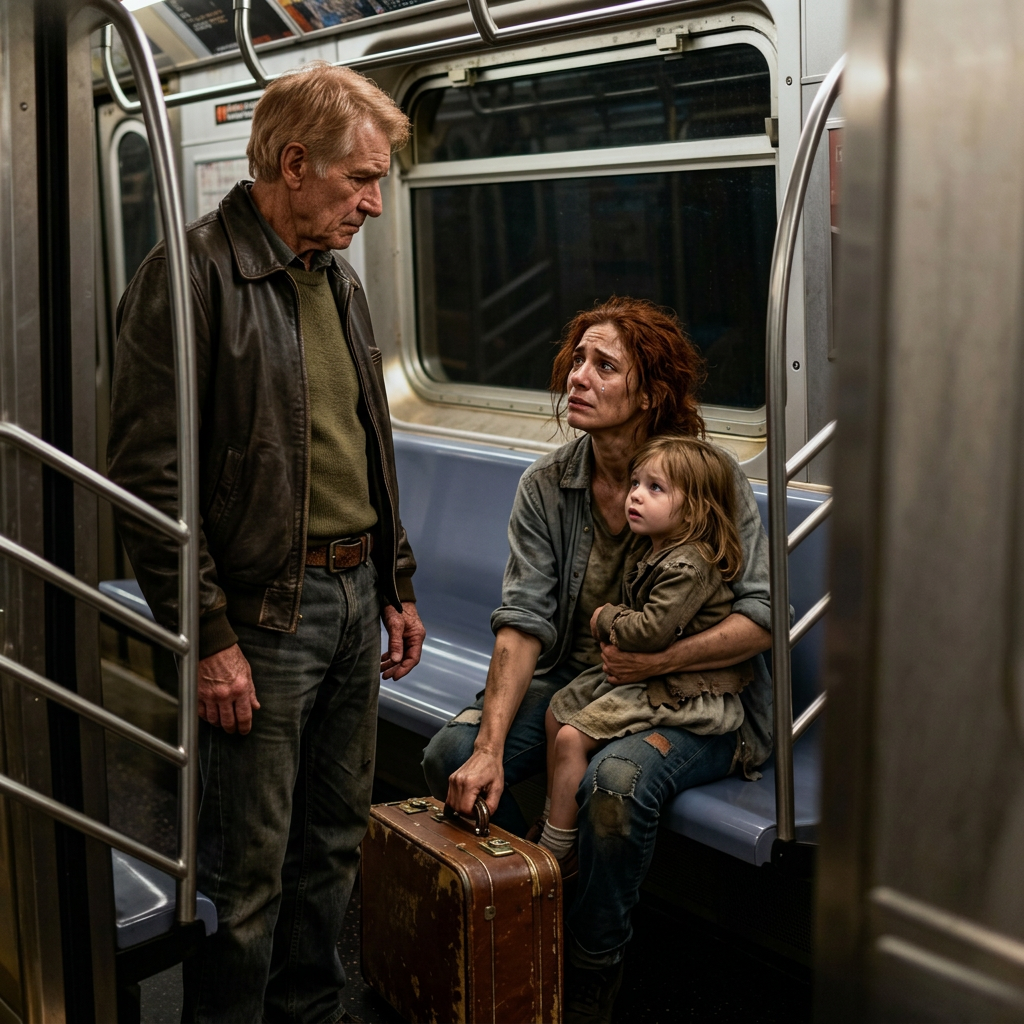 Ik zag mijn dochter met haar kind in de metro en vroeg haar: “Waarom rijd je niet in de auto die ik je heb gegeven?” Pas toen vertelde ze me dat haar man en schoonmoeder haar hele salaris opstrijken en haar dwingen haar appartement aan hen over te schrijven. Ze dreigen haar, mijn kleinkind en zelfs ons iets aan te doen. Ik heb haar maar één ding gezegd…