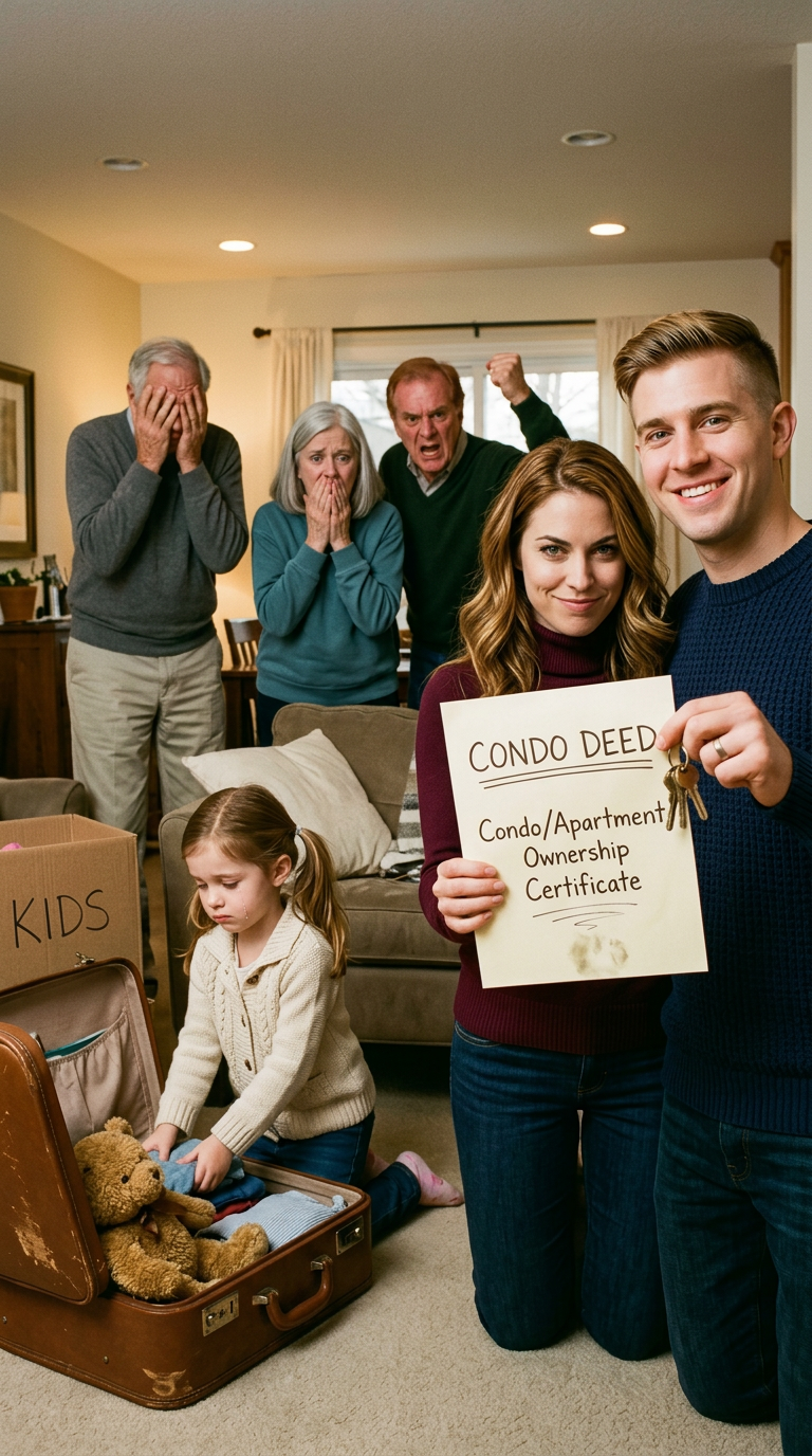 Een momentje… – Mijn schoonfamilie zei tegen mijn 12-jarige dochter: ‘Je woont hier