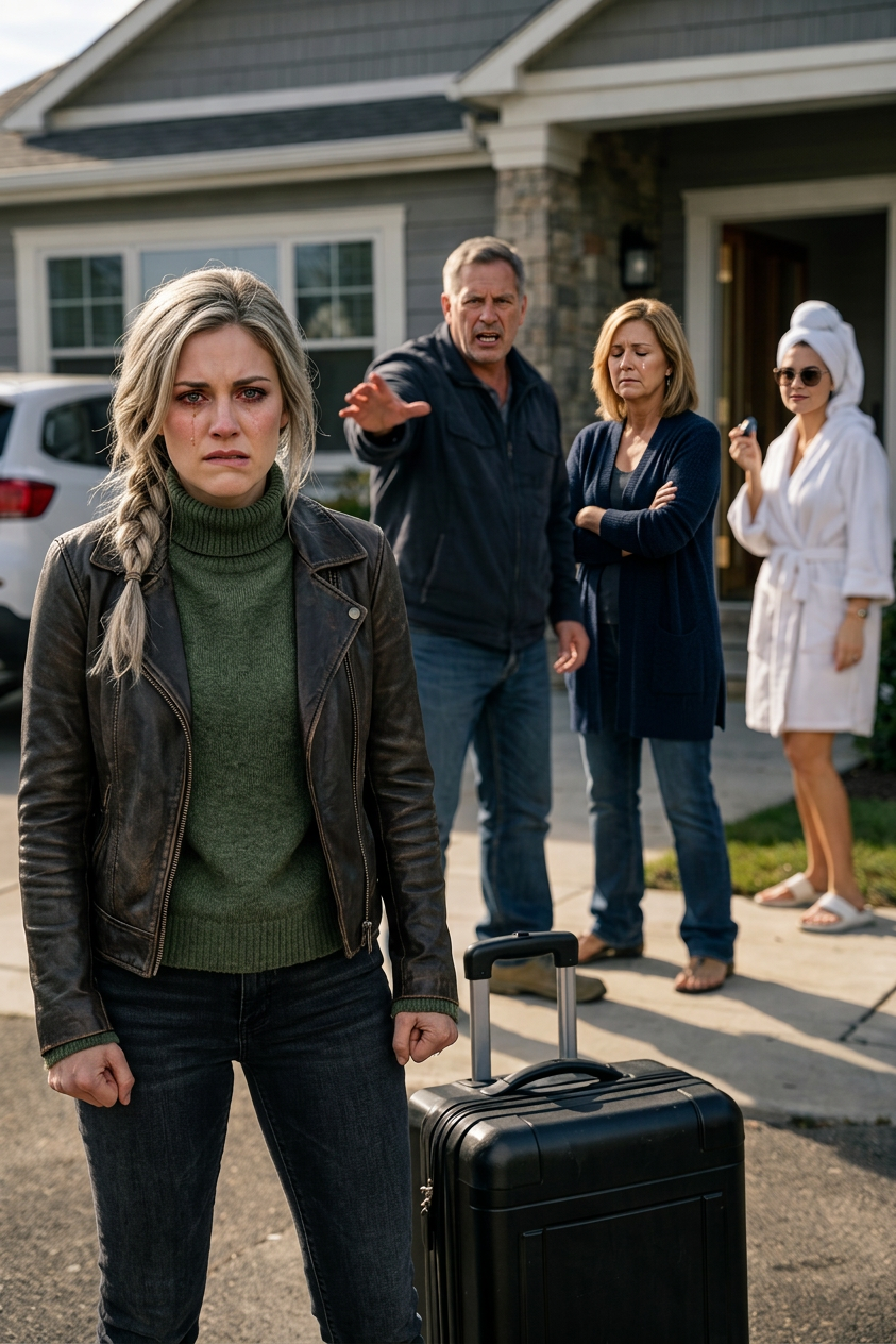 Ik miste de belangrijkste vlucht van mijn carrière en smeekte mijn ouders om hun auto te mogen lenen. “Je zus heeft hem nodig voor een dagje in de spa,” zei mijn vader en gaf me een klap. Ik vertrok zonder een woord te zeggen. Twee dagen later belde mijn moeder in paniek: “Waarom worden de rekeningen niet betaald?”