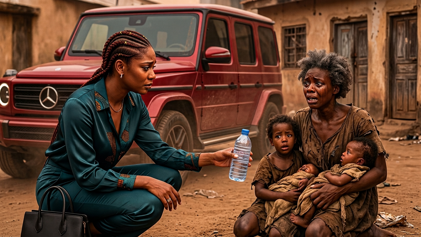 Miljardair redt een bedelaar met haar baby’s – niet wetende dat ze de minnares van haar man was #verhalen