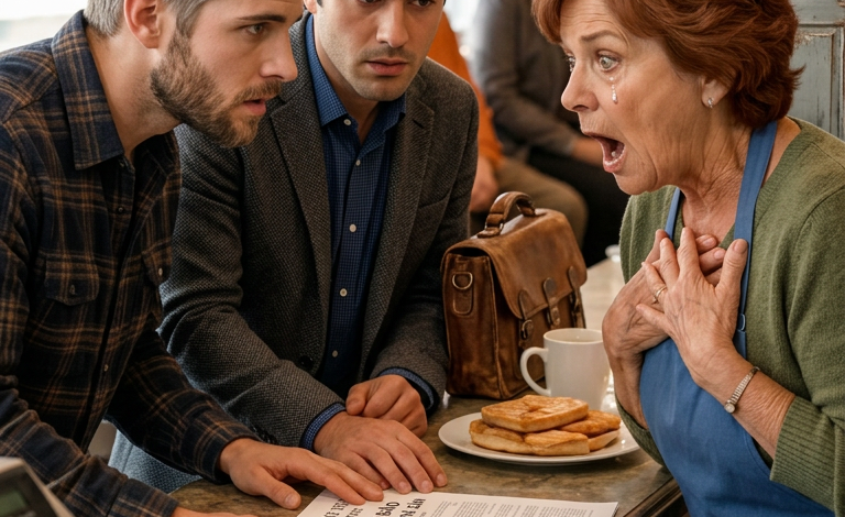 Een momentje… – Op de laatste dag van mijn café kwamen twee vreemden