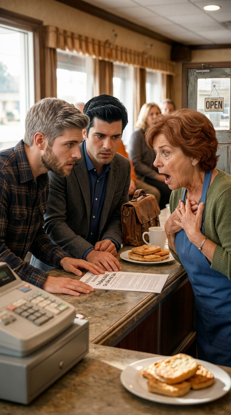 Een momentje… – Op de laatste dag van mijn café kwamen twee vreemden