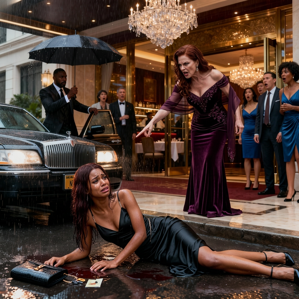 De familie van mijn man heeft me woedend het feest uitgezet – totdat haar miljardairvader in een limousine arriveerde!