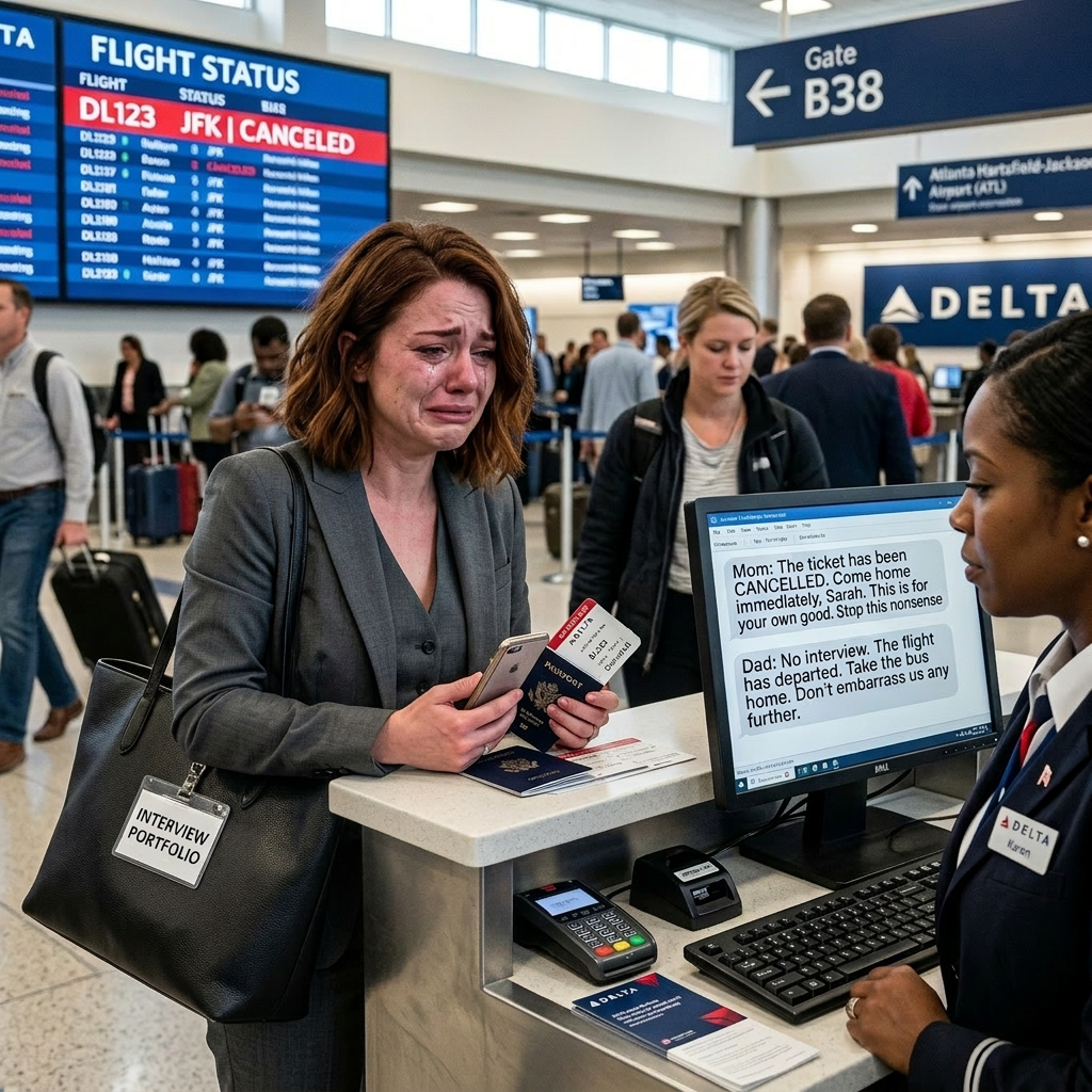 Een momentje… – Mijn ticket werd op het vliegveld geannuleerd en enkele seconden