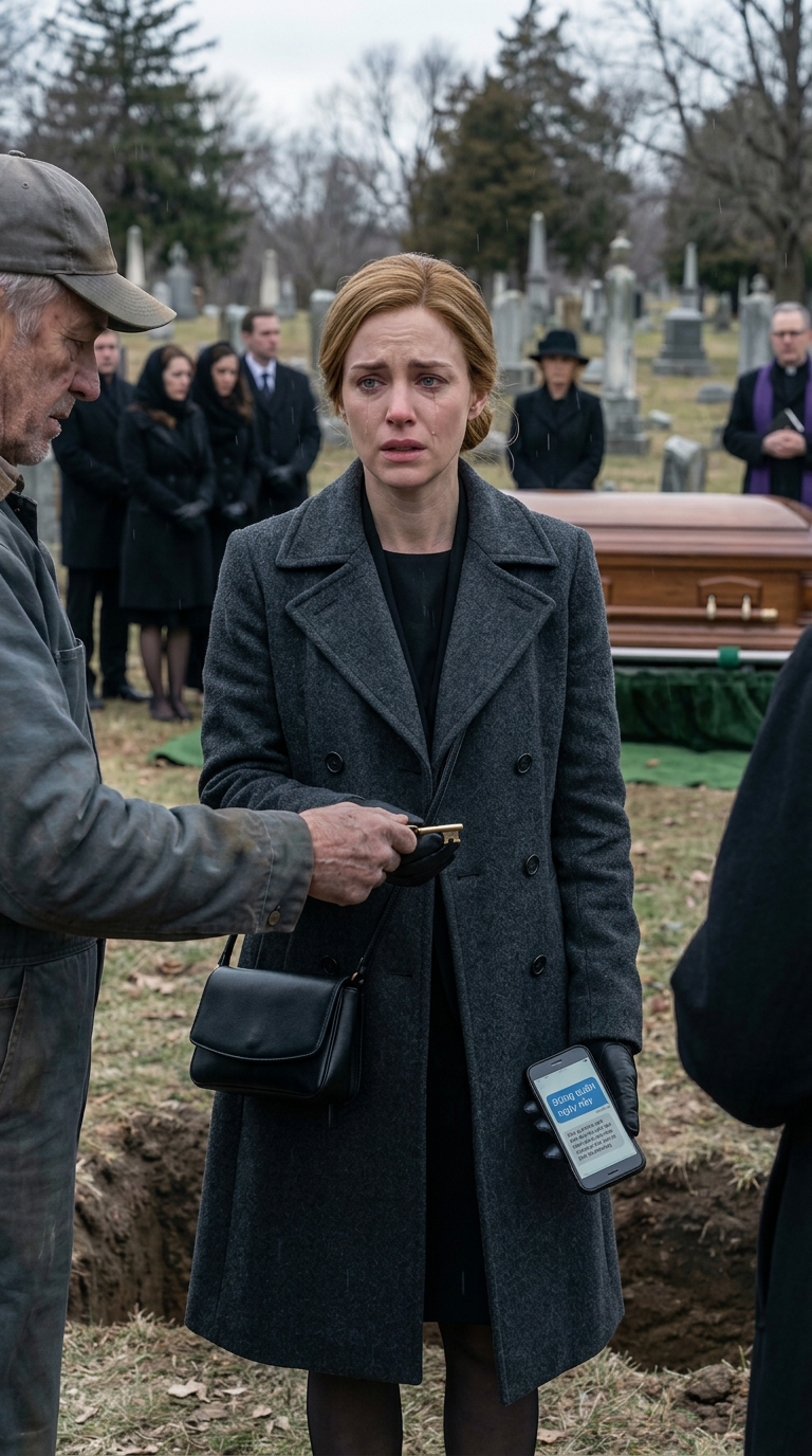 Een momentje… – Op de begrafenis van mijn moeder riep de dooddelver mij