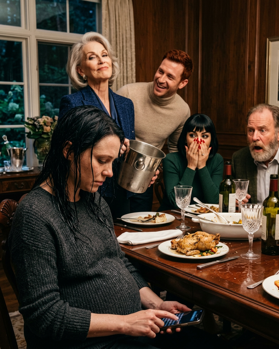 Ze goten ijskoud water over je zwangere lichaam en lachten erom dat Charity je eindelijk had gewassen, zonder te beseffen dat je in het geheim eigenaar was van het miljardenbedrijf dat hun hele gezin onderhield. Tien minuten later lagen diezelfde mensen op hun knieën te smeken of je hen niet wilde vernietigen.