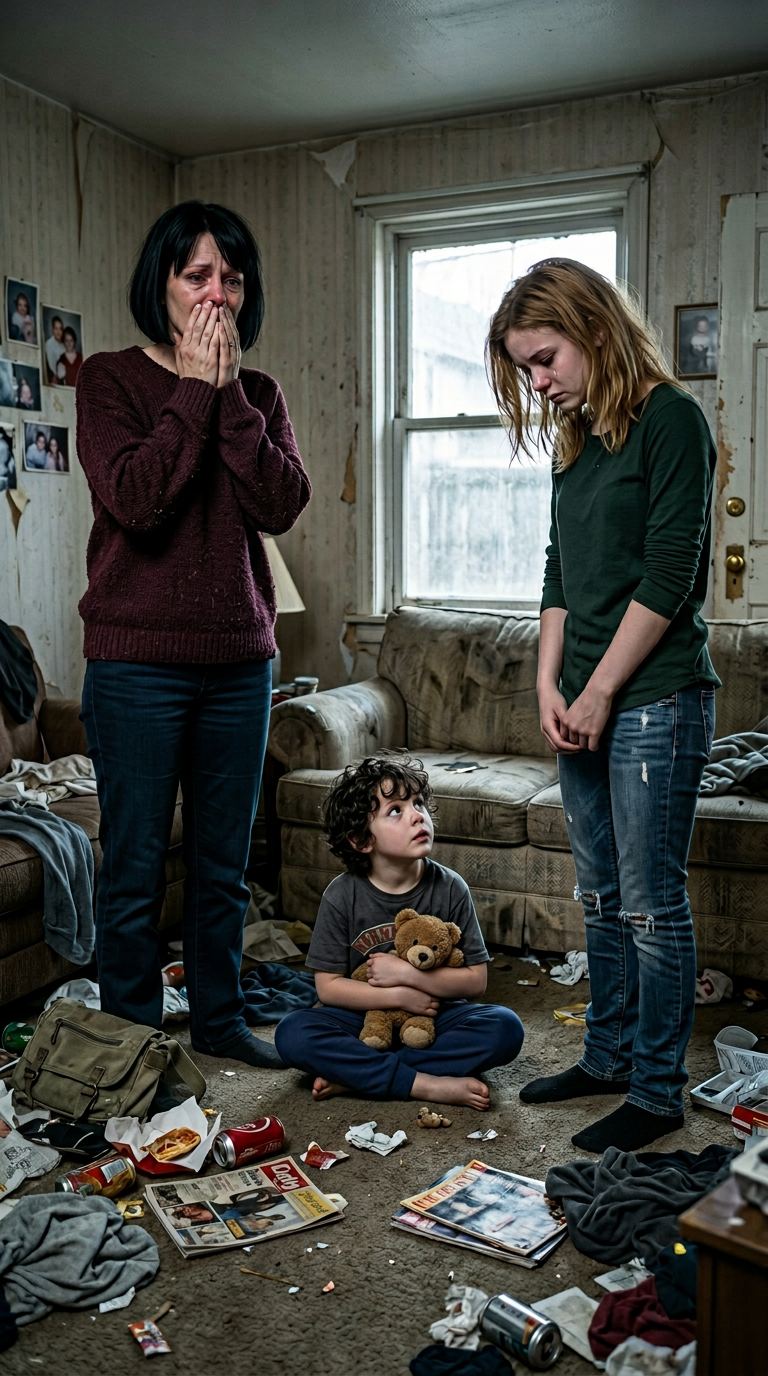 Een momentje… – Mijn moeder liet mij en mijn zusje achter met dertig