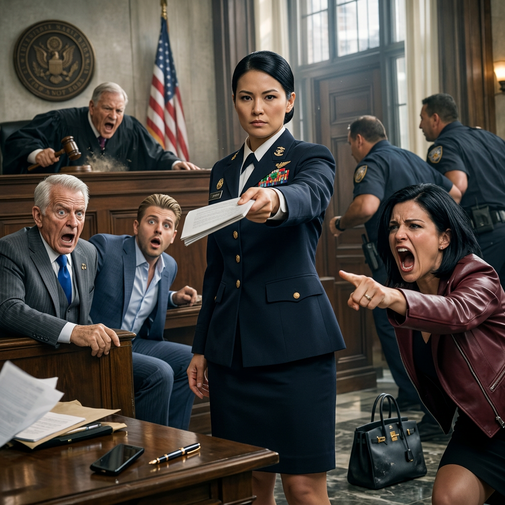 Mijn ouders eisten alles in de rechtbank – toen gaf ik de rechter een document waardoor de politie massaal ter plaatse kwam