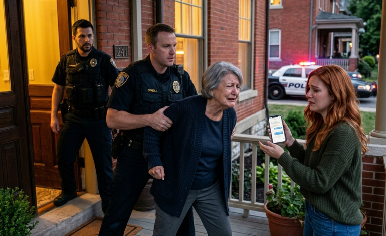 Een momentje… – Mijn schoonmoeder dacht dat het bellen van de politie voldoende