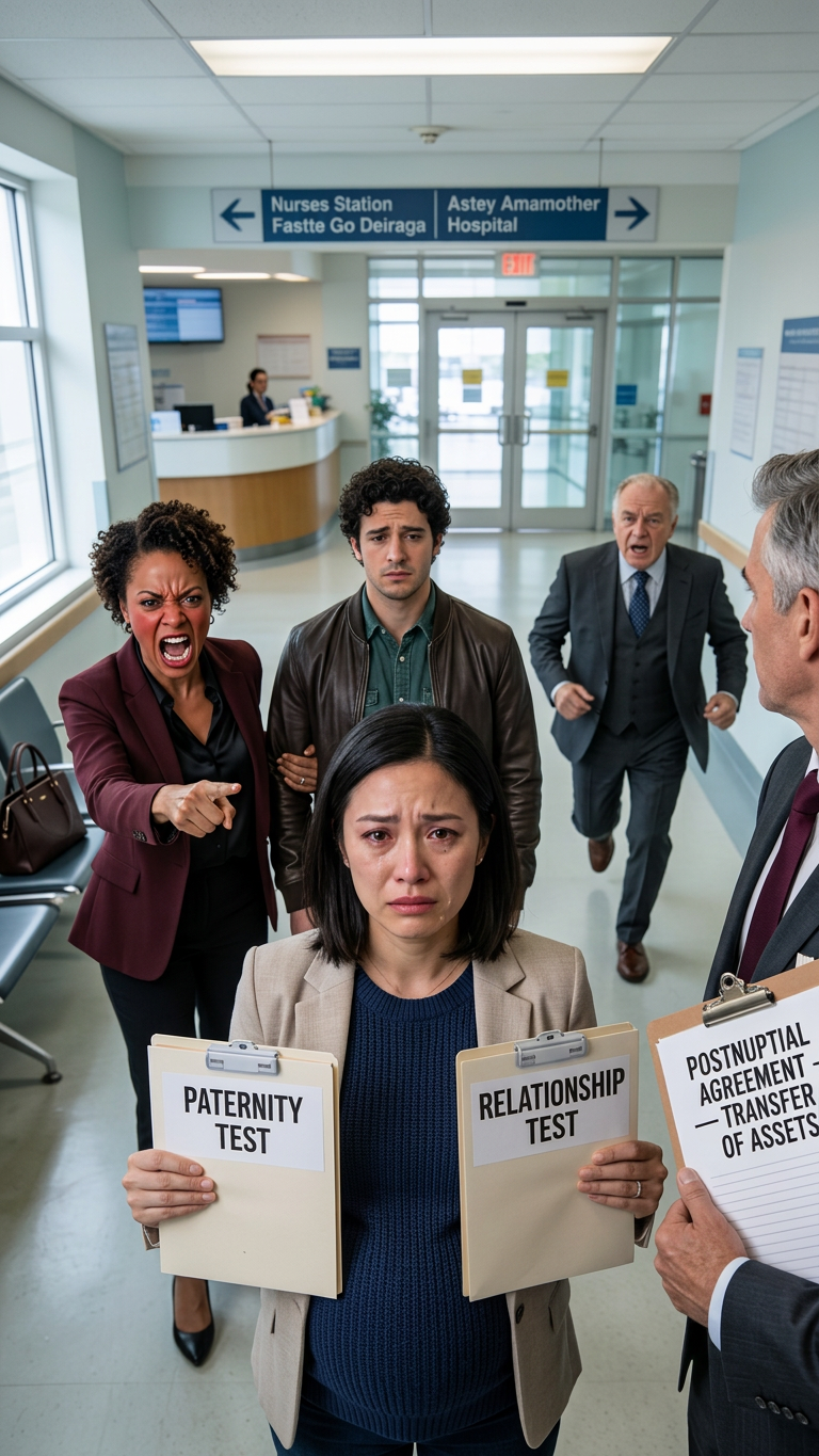 Een momentje… – “Ze schreeuwde: ‘Vaderschapstest, mijn geld zal je baby niet financieren!’