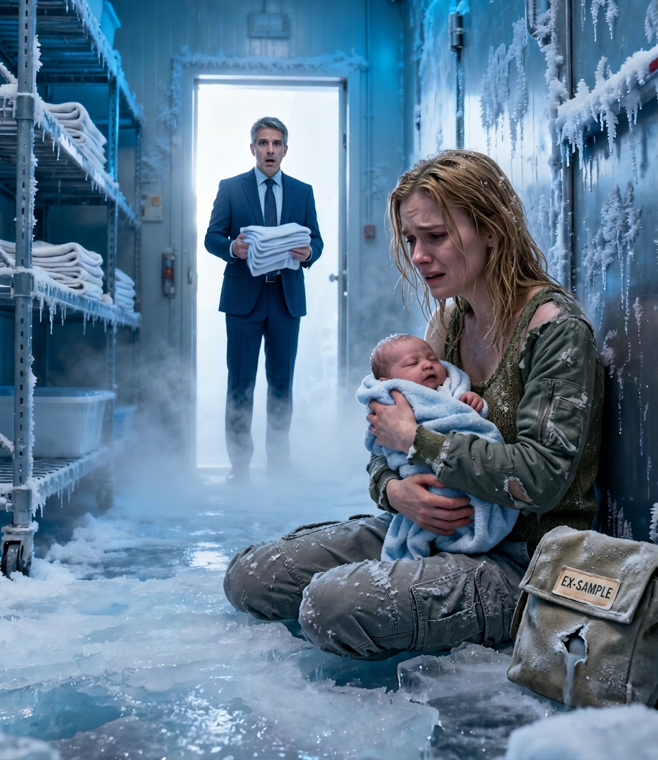 Echtgenoot sloot zwangere vrouw op in vriezer – ze beviel van een tweeling, zijn miljardair-vijand trouwde met haar!