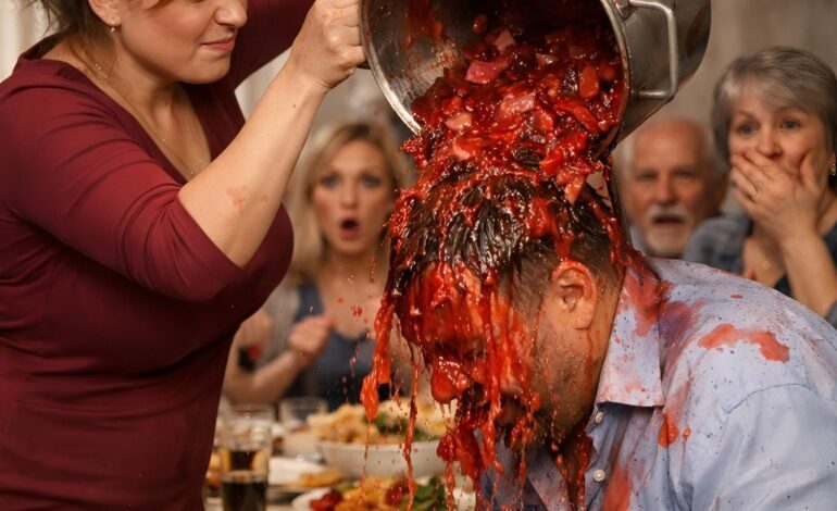 ‘Je bent aangekomen!’ riep mijn man uit in het bijzijn van al mijn familieleden. Ik liep zwijgend naar hem toe en goot een pot borsjt over zijn hoofd.