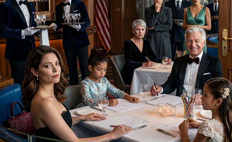 “De uitnodiging voor de 60e verjaardag van mijn vader kwam binnen met een briefje: ‘Alleen smoking. Als u zich niet gepast kunt kleden, kom dan niet.’ Mijn moeder belde: ‘De vriend van je zus is de zoon van een senator. We kunnen je daar niet hebben… weet je wel.’ Ik hing zachtjes op. Op de avond van het feest liep mijn vader het steakhouse binnen. Hij bleef stokstijf staan. Want ik zat aan de beste tafel met de gouverneur… die mijn dochter vasthield. De beveiliging kwam naar voren…”