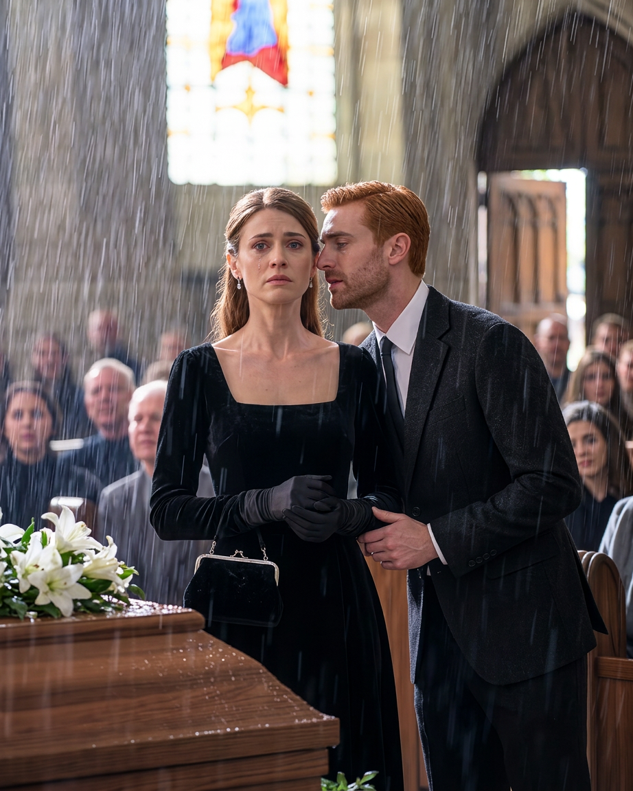 Op de begrafenis van mijn vader boog mijn man zich naar me toe en fluisterde: “Je komt niet meer terug naar het appartement. Ik heb de sloten vervangen. Het is nu van mij.” Het appartement was een glazen paleis van 30 miljoen dollar dat mijn vader in het geheim voor ons had gekocht. Ik zei niets, liet hem me ernaartoe rijden, keek toe hoe hij vloekte op zijn nutteloze sleutelhangertje… toen haalde ik het kleine messing sleuteltje tevoorschijn dat hij nog nooit had gezien, draaide het slot om, en zijn gezicht toen de deur openging, vertelde me alles.