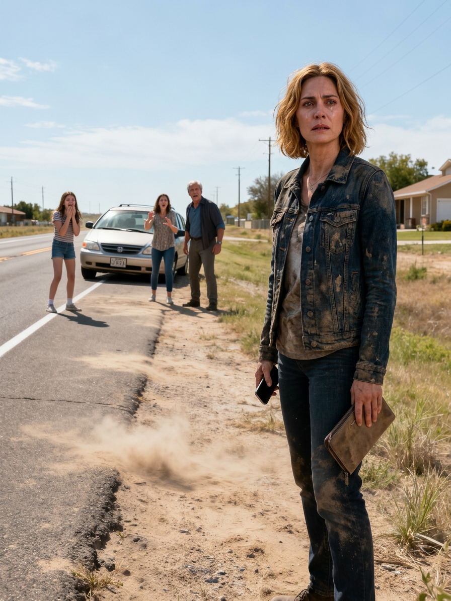 “KRUIP NAAR HUIS OF GA DAAR BUITEN DOOD!” Ik werd ‘s nachts uit de auto gegooid omdat mijn zus meer beenruimte wilde. Mijn ouders reden lachend weg. Dus ik heb hun leven verpest