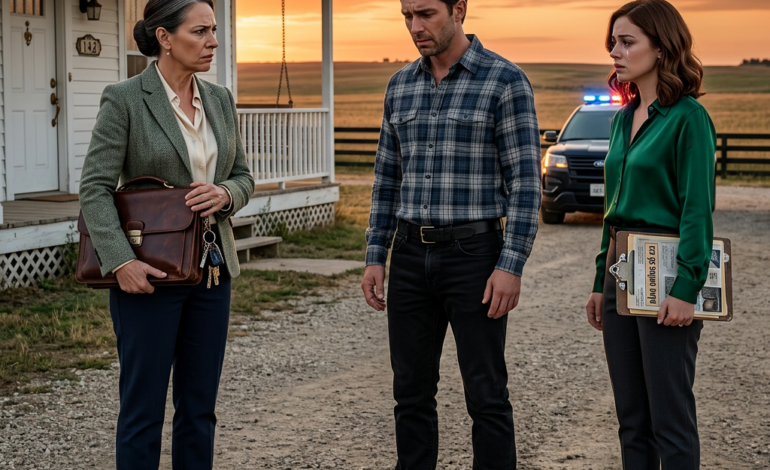 “Ga alsjeblieft weg, mam. Mijn bruid wil hier geen spanning.” Ik glimlachte alleen maar en liep weg. De volgende ochtend belde hij om de sleutels van de ranch te vragen. Maar hij was één ding vergeten: sommige deuren gaan niet twee keer op dezelfde manier open.