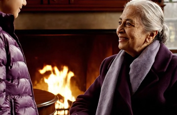 Ze bracht kerstavond alleen door in Boston, totdat een klein meisje naar haar toe kwam en één zin uitsprak die alles op zijn kop zette.