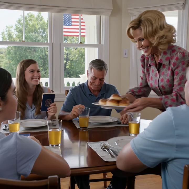 Moeder zei dat ze zich geen nieuw ticket konden veroorloven, dus ging mijn zus op de cruise. Toen ze thuiskwamen, was het huis leeg en waren alle spullen waar ik voor betaald had verdwenen. Ze waren alles kwijt.