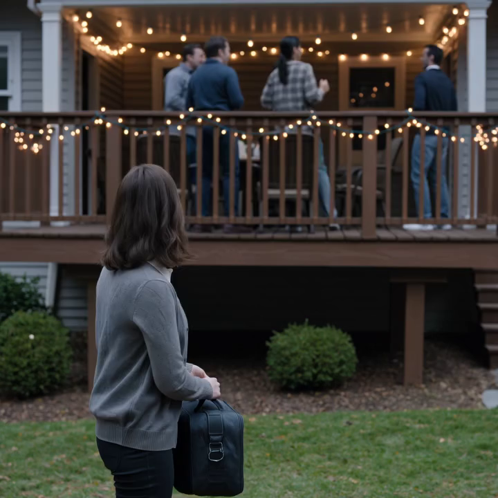 “Toen mijn schoondochter me in de achtertuin van het huis dat ik mede had gekocht aankeek en zei: ‘Dit feest is voor belangrijke mensen,’