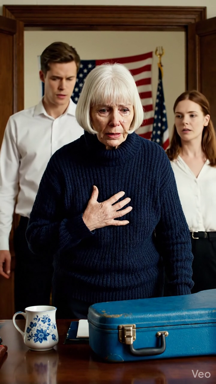 ‘Mijn kaart werd geweigerd! Je moeder heeft de verbinding verbroken!’ schreeuwde mijn schoondochter door de telefoon. Tegen de tijd dat mijn zoon woedend en eisend mijn voordeur binnenstormde, hadden ze nog steeds geen idee dat de echte ramp zich niet in mijn woonkamer afspeelde. Die lag boven in een blauwe archiefdoos.