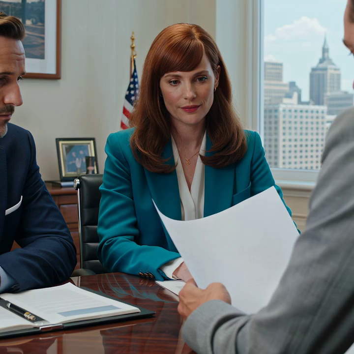 Mijn man zei: “We zijn geen man en vrouw meer,” en hij wil er een einde aan maken. Hij gaf me één optie: ik kon alleen met zijn advocaat in zee gaan – dus ik ging hem opzoeken. Ik liep naar binnen, bleef kalm en zei: “Ja, ik ben zijn vrouw.” En op dat moment… begonnen de handen van de advocaat te trillen.