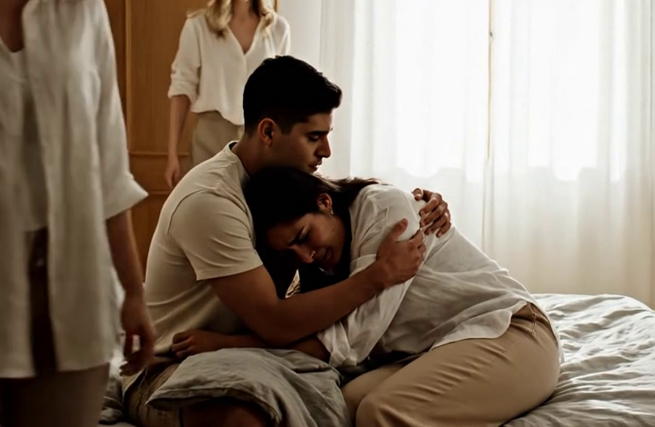 “Ik betrapte mijn man in bed met een andere vrouw, en ik schreeuwde niet… Ik heb hem stilletjes kapotgemaakt met één telefoontje.”