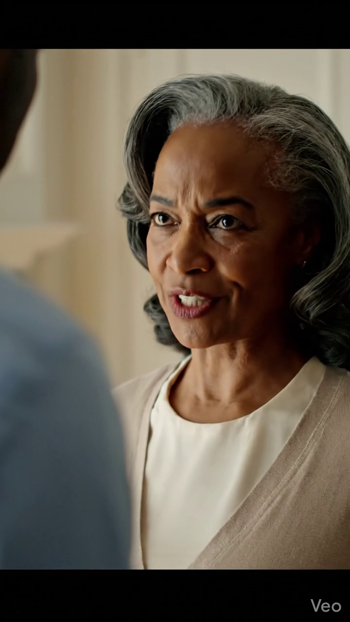 Mijn zoon hield me tegen aan de kersttafel: “Deze stoel is van mijn schoonmoeder, wilt u alstublieft opschuiven?”