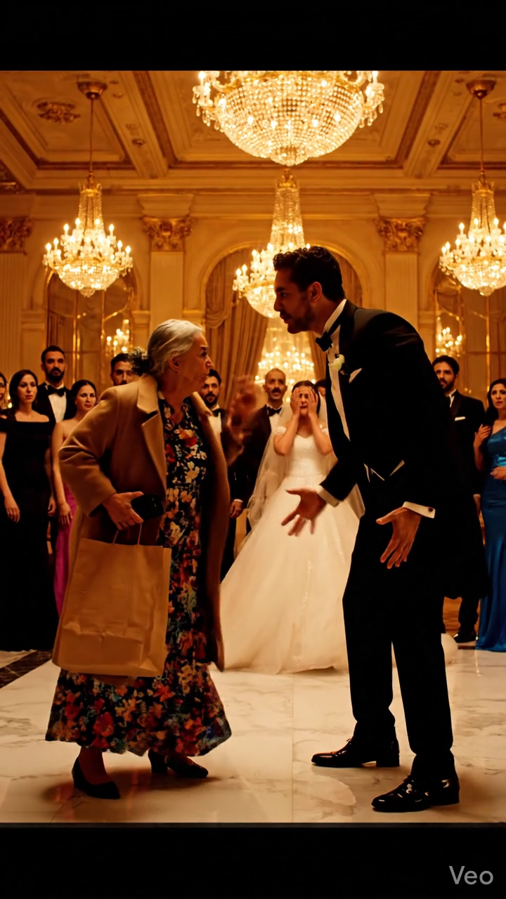 Een momentje… – Hij schopte zijn 73-jarige moeder uit zijn luxe bruiloft. Enkele