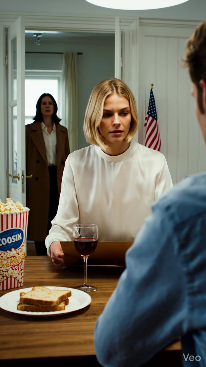 Right after his promotion, my husband calmly said, “The freeloading ends today,” then demanded we split our bank accounts and divide everything 50/50. I just nodded, agreed so fast he thought he’d won. But on Sunday night, his sister walked in, looked at the dinner table, looked at me, and blurted, “About time he stopped…” right as I pulled a folder and set it in the middle of the table.