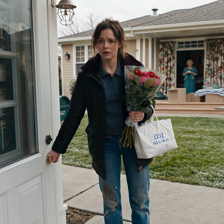 On a cold Monday morning, my key wouldn’t turn, and through the new velvet curtains I saw my mother-in-law sipping tea from my wedding china—she looked at me and said, “You don’t live here anymore,” so I didn’t argue, I walked away, I made one call, and by the time her family lawyer met me in a motel parking lot, his face went pale at one line on a notarized page.