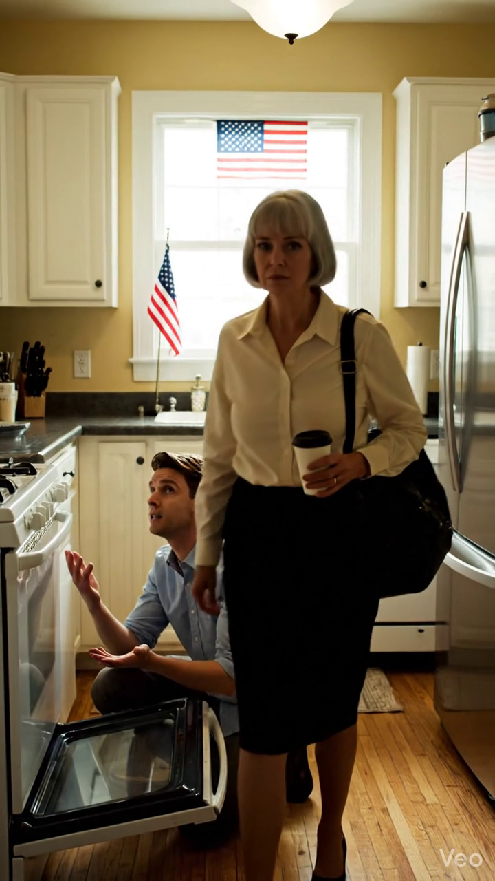 During a routine bathroom repair, the plumber turned pale, grabbed my wrist, and pulled me out of the hallway. ‘Pack your things and get your children out,’ he whispered. ‘Right now. Don’t let anyone find out.’ I chuckled once because it sounded ridiculous until I saw his hand tremble. ‘What did you find?’ I asked. He swallowed and touched the basement door as if it were staring back at me. ‘It’s down there,’ he said. ‘And you’d better not know.’ Then I heard a faint sound from below that didn’t seem to belong in an empty house.