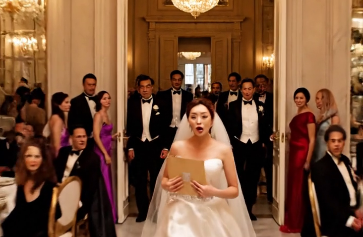 Mijn vader maakte me belachelijk op de bruiloft van mijn zus, waarna de bruid de microfoon greep en me een saluut bracht